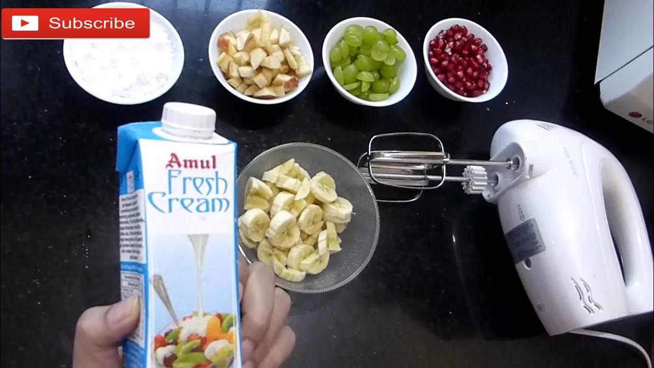 Fruit Cream Recipe फ्रूट क्रीम कैसे बनाये Fruit Cream Kaise Banaye