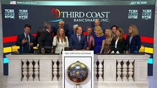 The NYSE welcomes Third Coast Bancshares Inc to celebrate its listing. (NYSE: TCBX)