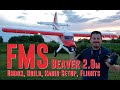 FMS - Beaver - 2.0m - Unbox, Build, Radio Setup, & Flights