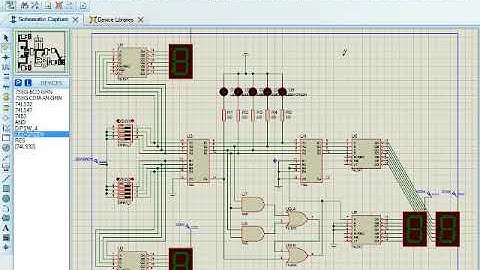 Circuito Sumador de 4 bits con display