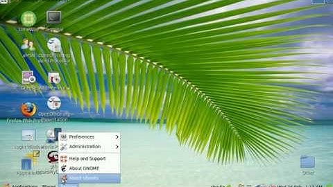 Acer Aspire One Running Ubuntu Netbook Remix Desktop