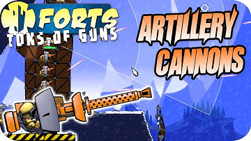 Forts Multiplayer 3v3 Gameplay Powerful Artillery Cannon