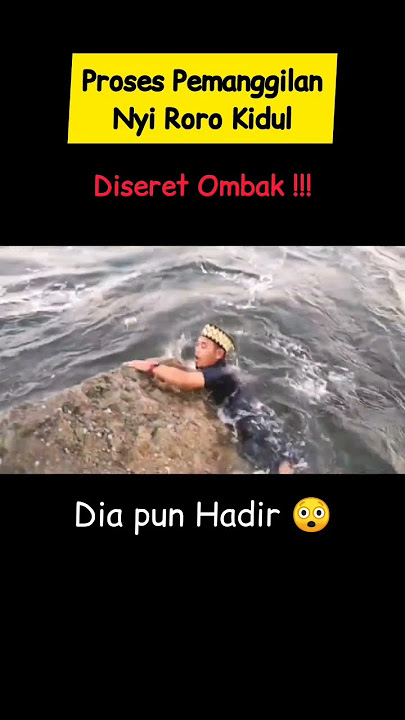 Penampakan Nyi Roro Kidul Ratu Pantai Selatan #shorts #tiktok #kisahnyata