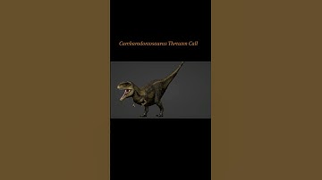 Repti’s Carcharodontosaurus Threaten Call #pathoftitans #carcharodontosaurus #dinosaur
