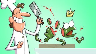 Kissing Frogs Experiment | Cartoon Box 390 | By Frame Order | Hilarious Cartoons