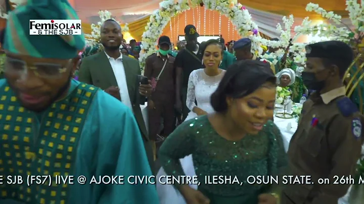 Femi Solar & The SJB Live At OLAYINKA AND OLUWATOBI's Wedding Prt 1