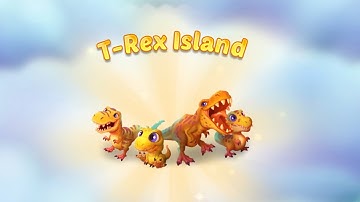 T-Rex 🦖 island evermerge gameplay | chop and merge the things