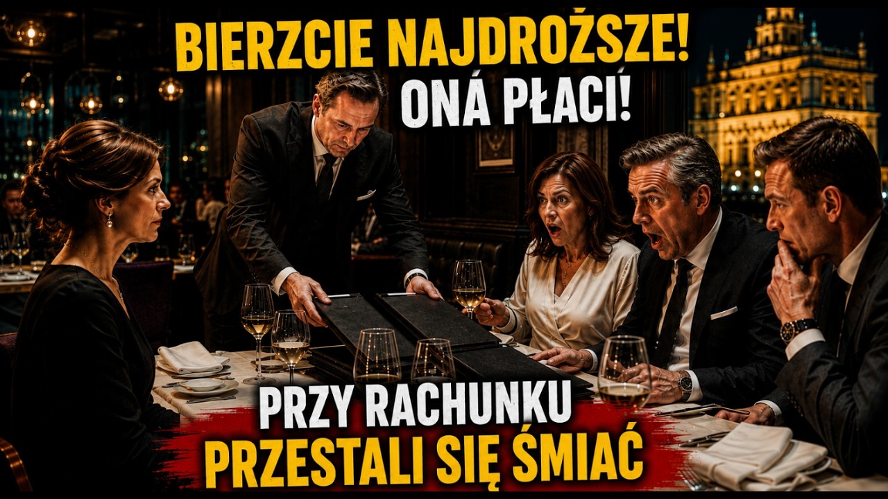 „Zapłać tym razem, potem się rozliczymy” – Tomasz wyszeptał to przy szampanie, który zamówił dla całej rodziny. Ja tkwiłam przy stole jak zamurowana, bo po raz kolejny rachunek miał wylądować w...