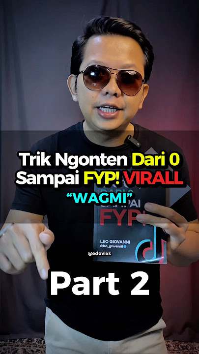 Buku Trik Ngonten diTikTok dari Nol sampai FYP karya ​⁠@Leo_giovannii #bukufyp #trikngonten Part 2