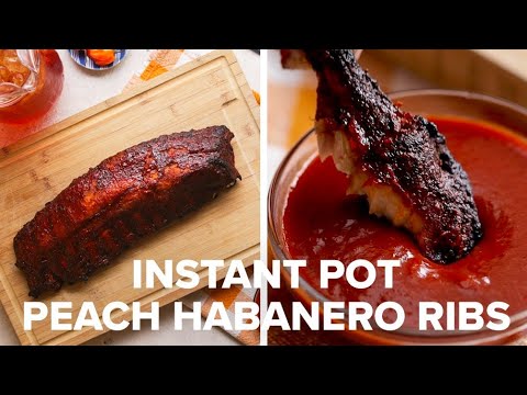 Peach Habanero Ribs