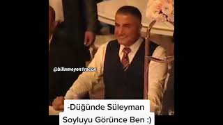 Sedat Peker Düğünde Süleyman Soylu Görünce Ben
