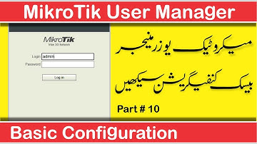 MikroTik Radius Server Basic Configuration MikroTik User Manager Part # 10