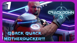 QUACK QUACK MOTHERDUCKER!!!! / Crackdown 3 Playthrough Episode 1