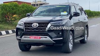 ... the new toyota fortuner facelift has recently been spott...