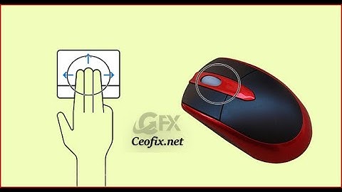 Simulating the middle button on the laptop touch pad
