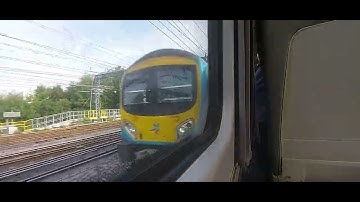 1st class and revs all over the place: Departing Leeds onboard a Transpennine Express Class 185.