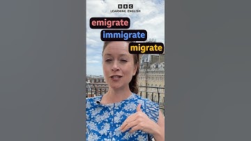 ‘emigrate’, ‘immigrate’ and ‘migrate’ – what’s the difference? #shorts