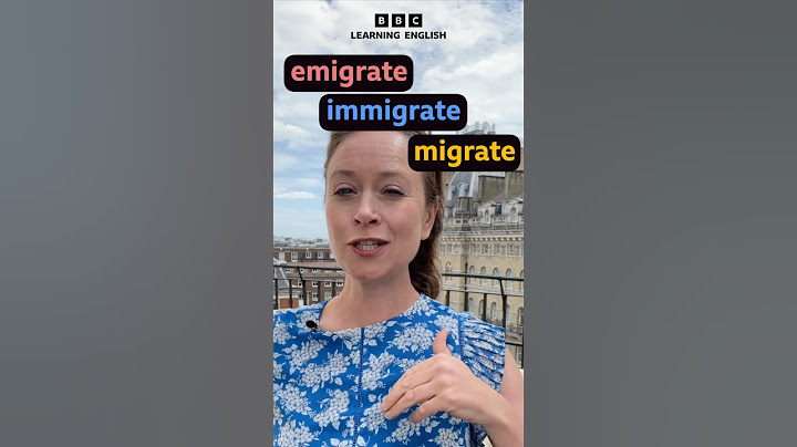 ‘emigrate’, ‘immigrate’ and ‘migrate’ – what’s the difference? #shorts thumbnail