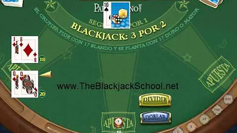 ¿Hay que separar siempre los 10 en el blackjack?