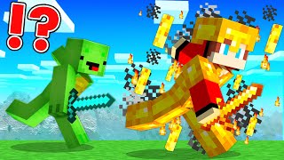 BLAZE Armor Speedrunner vs Hunter in Minecraft - Maizen JJ and Mikey