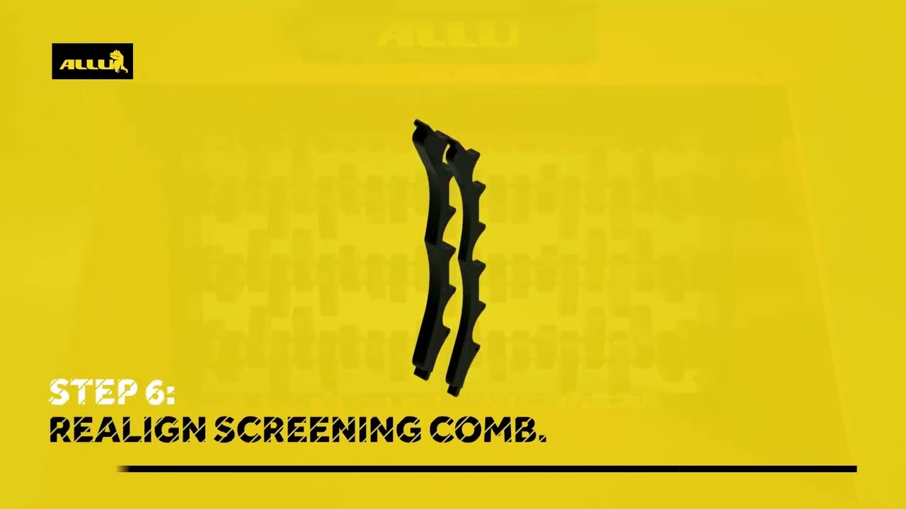 Changing the fragment size on TS Drums in ALLU Screening Bucket