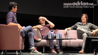 Andrew Lincoln & Norman Reedus Funny Moments in Singapore
