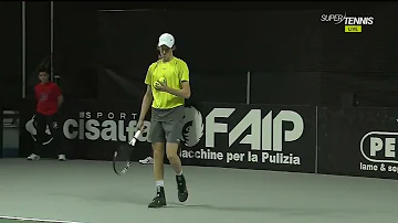 Jannik Sinner - Il primo titolo challenger a Bergamo in finale vs. Marcora (full match) - 24.02.2019