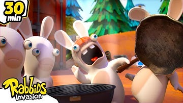 30 Min Compilation The Rabbids are Back | RABBIDS INVASION |  Cartoon For Kids | Animaj Kids