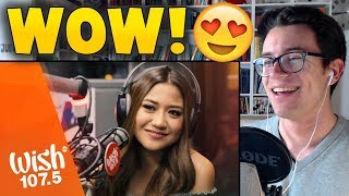 Morissette Amon sings "Mahal Naman Kita" (Jamie Rivera) LIVE on Wish 107.5 Bus Reaction