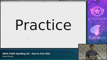 OKC#: Aaron Krauss - Public Speaking 101: How to Give Talks [2018]