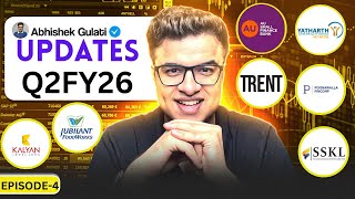 Q2FY26 Stock Updates Kalyan | Poonawalla Fincorp | Trent | AU SFB | Jubilant Foods | Hospital Stocks