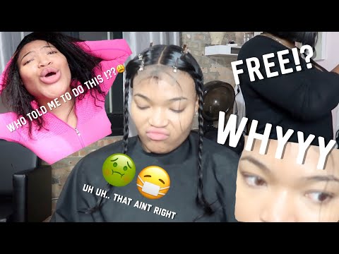 I WENT TO A NEW STYLIST FOR A FREE HAIR INSTALL w/ MAYVENN , YES FREE .. HERES WHAT HAPPENED | KIRAH