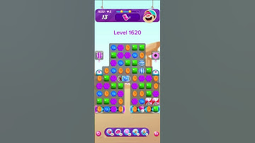 Candy Crush Saga level 1620 - Hard Level with 2 FREE Boosters