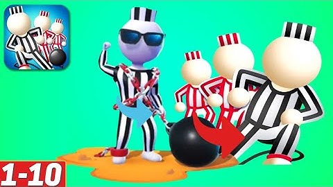 Prison Wreck Gameplay Walkthrough Level 1-10 iOS Android Free Escape and Destruction Game