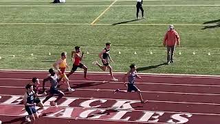 100m 11.45 (3/14/2026 - Golden Eagle Invitational, Frederick, CO) - Lane 1 (yellow back) - 1st/77