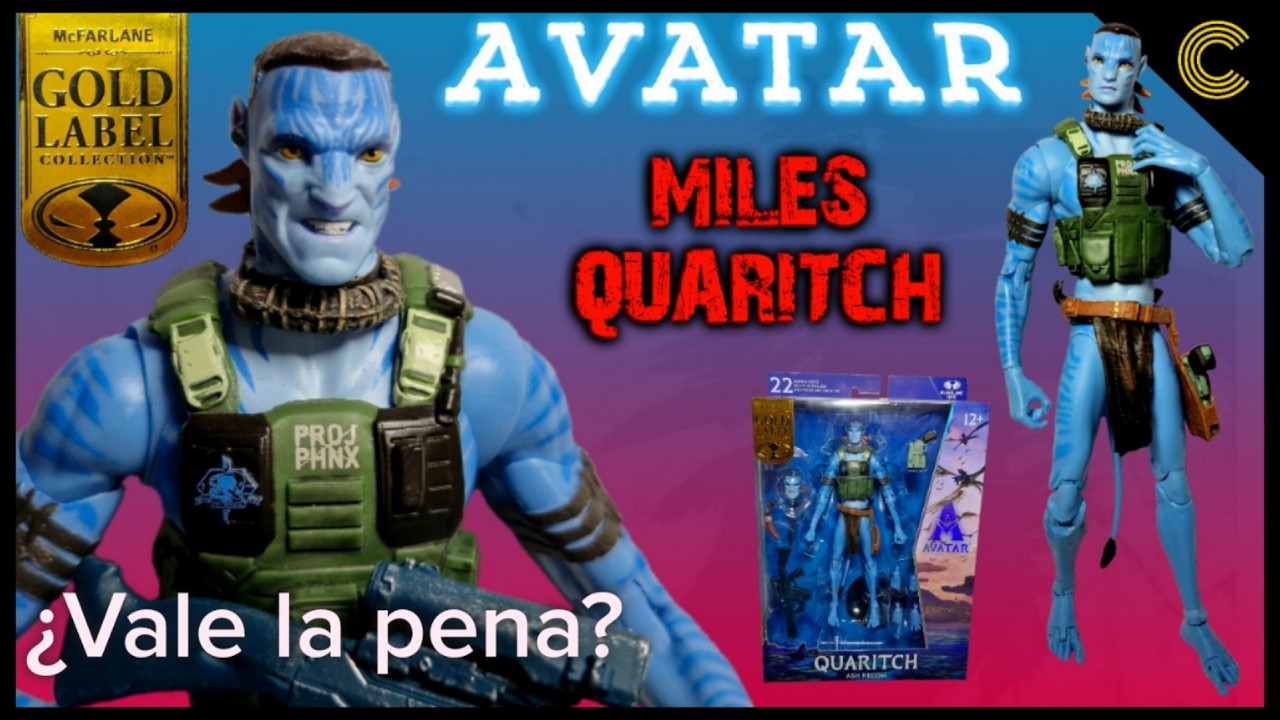 Miles QUARITCH McFarlane Toys AVATAR es fuego 🔥| ¿Vale la pena? | Análisis y unboxing en español
