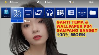 Cara Mengganti TEMA & WALLPAPER Menu PS4 dengan FOTO CUSTOM‼️