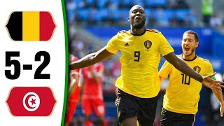 Belgique vs Tunisie|| coupe du monde 2018.