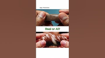 Real vs AI generated video part 3 😋🤍 #real #vs #ai #viral #shortsfeed