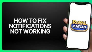 How To Fix Notifications Not Working In Royal Match 2025! Tutorial