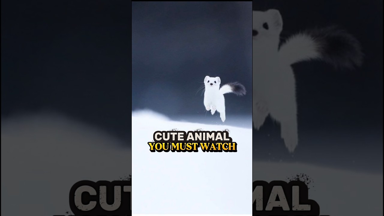 CUTE ANIMAL in the world this is Ermine