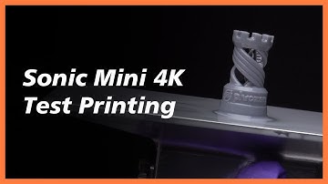 How to Perform the Printing Test on Sonic Mini 4K - Phrozen LCD 3D Printer