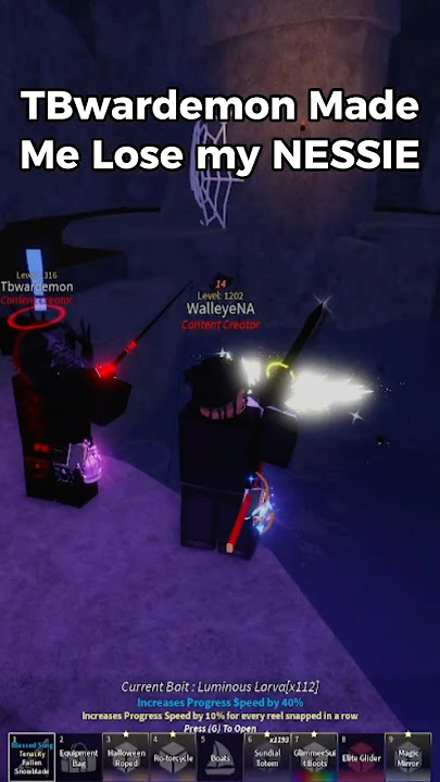 TB made me lose my NESSIE #roblox #fisch #robloxfisch #nessie