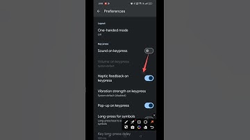 How to off vibration in keyboard in android