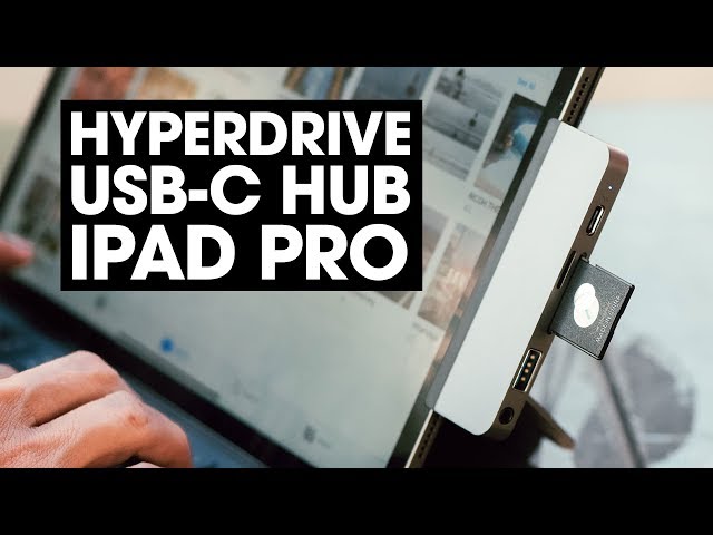 Trên tay USB-C Hub cho iPad Pro 2018