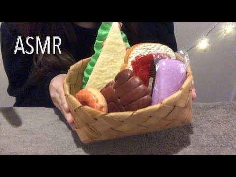 【ASMR】【音フェチ】リアルなパン??スクイーズを触る音 【囁き・whisper】