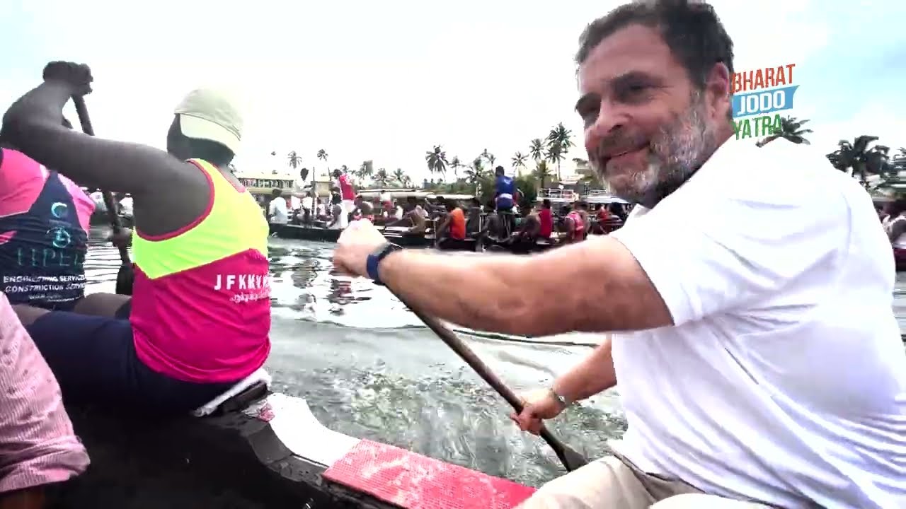 Snake boat race | Kerala | Bharat Jodo Yatra | Rahul Gandhi