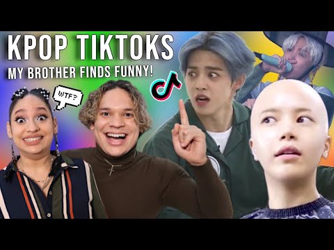 Siblings react to New KPOP TikToks my brother finds funny | Ft BTS, Stray Kids, Mamamoo, Red Velvet+