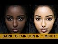 How to Change Skin Colour from Dark to Light in Photoshop " In a minute only"