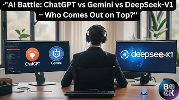 • "AI Battle: ChatGPT vs Gemini vs DeepSeek-V1 – Who Comes Out on Top?"@dhruvrathee
